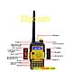 BAOFENG BF-E500S 136-174/400-520Mhz RADIO + EARPIECE   